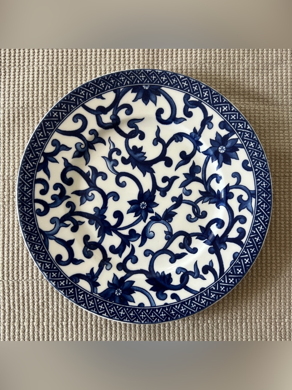 Ralph Lauren Mandarin Blue 8 1/2” Salad Plate - Retired